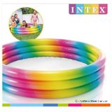 Intex aufblasbare Schwimmbad Regenbogen Ombre