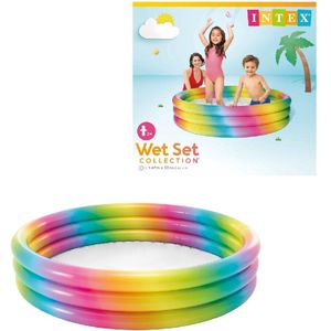 Intex Rainbow Ombre Pool -Opblaaszwembad - Ø 147 x 33 cm