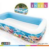 Intex Familezwembad Swim Center oceaanleven ontwerp 305x183x56 cm