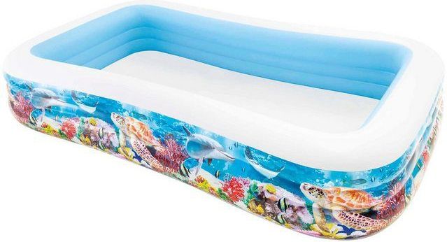 Intex - 58485 Swim Center Pool Planschbecken Schwimmbecken Kinderpool 305x183x56cm