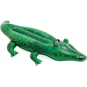 Opblaasfiguur Zwembad - Intex - Krokodil (Ride-o - 168 X 86 Cm)