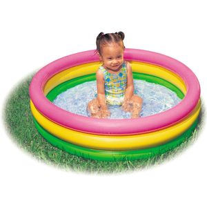 Intex - Sunset Glow - Opblaaszwembad - Roze - PVC - 3 Ringen