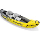 Intex Explorer K2 Kayak Set - 312 x 91 x 51 cm - Inclusief peddels en pomp