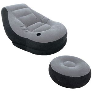 Intex Opblaasstoel met poef Ultra Lounge Relax 68564NP