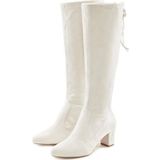 Lascana Instaplaarzen Slip-on boots, slouchy boots, slip-on, stretch & blokhak