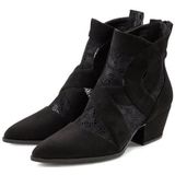 LASCANA Stiefelette, mit Spitze & bequemen Blockabsatz, Cowboy Boots, Westernstiefel