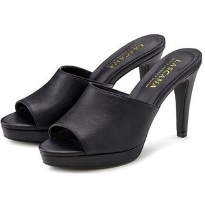 LASCANA Belle Affaire High-Heel-Pantolette, Mule, Sandale, offener Schuh mit leichtem Plateau