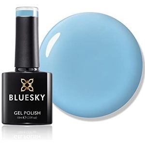 Bluesky Bubblegum Bottle Pastel 07, gelnagellak, babyblauw, lichtblauw, pastel, duurzaam, splinterbestendig, 10 ml (drogen onder uv-ledlamp vereist)