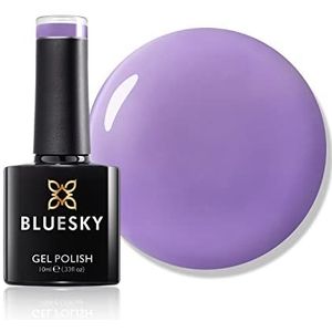 Bluesky Gelnagellak, Parma Pastel Purple 08, lila, pastel, paars, langdurig, splinterbestendig, 10 ml (vereist drogen onder uv-ledlamp)