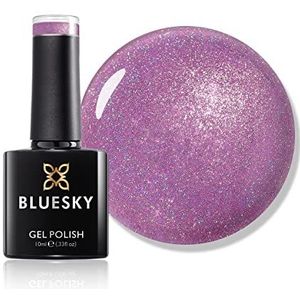 Bluesky Beauty Sleep CH13 Gelnagellak, roze glitter, duurzaam, splinterbestendig, 10 ml (drogen onder uv-ledlamp)