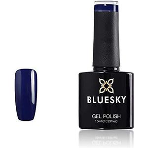 Bluesky Christmas Gel Nail Polish, Dark Blue A116, Long Lasting, Chip Resistant, 10 ml (Requires Curing Under UV LED Lamp)
