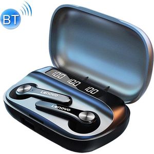 Lenovo - QT81 - Draadloze Oordopjes - Zwart - Bluetooth 5.0 - True Touch Control