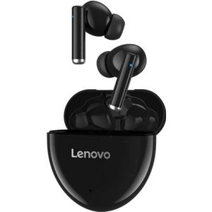 Lenovo HT06 TWS Hoofdtelefoon (Zwart) (ANC, 4 h, Draadloze), Koptelefoon, Zwart