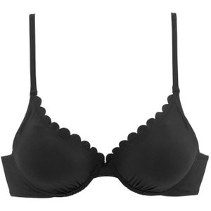 Look - Bikinitop - Zwart - Microvezel - Gewatteerde Cups