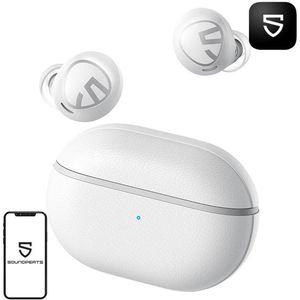 SoundPEATS Free2 Classic Draadloze Oordopjes - Wit - Bluetooth 5.1 - IPX5 Waterdicht