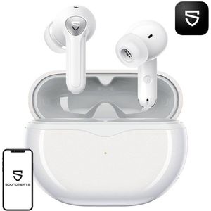 Soundpeats - Air 4 Pro - Draadloze Oordopjes - Zwart - Materiaal: Kunststof