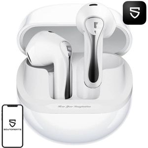Soundpeats - Lucht 5 - Koptelefoon - Wit - Draadloze Bluetooth