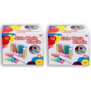 Playfun - Stoepkrijt - 15 Stuks