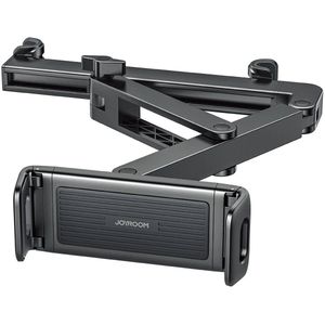 Joyroom Car Headrest Mount for Tablet/Smartphone - Black, Tablethouder, Zwart