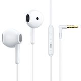 Joyroom JR-EW05 Wired Half-In-Ear Earphones, White