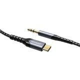 Joyroom SY-A03 3.5mm Mini Jack to USB Type-C Audio Cable (2m, Black)