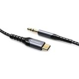 Joyroom SY-A03 3.5mm Mini Jack to USB Type-C Audio Cable (2m, Black)