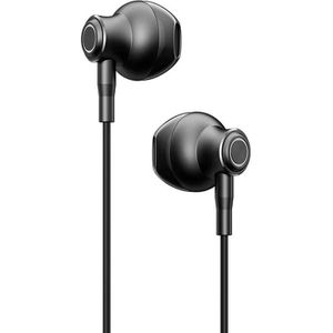 Joyroom EC07 Metall Halb-In-Ear USB-C Kopfhörer mit Mikrofon - Schwarz