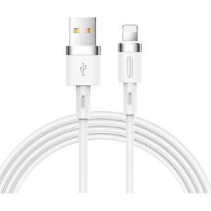 Joyroom USB cable USB-A - Lightning 1.2 m wit (6941237109293)