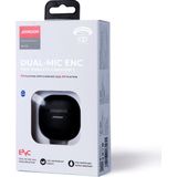 Apple & Android Draadloze Oortjes met Bluetooth, Dual Mic, Oplaadcase - Zwart