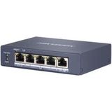 Hikvision DS-3E0505HP-E - Netwerkswitch - Unmanaged - 4 Poorten - PoE