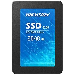 Hikvision Interne SSD 2TB, 2,5 inch, SATA III, 3D NAND tot 550 MB/s, compatibel met laptop, computer, PC E100