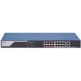 Hikvision - DS-3E1318P-EI - Smart Managed Switch - 16 x PoE - 100Mbit - 230W - 2x Gigabit RJ45/SFP Uplink