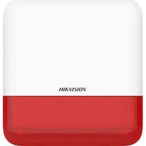 Hikvision DS-PS1-E-WE Buitensirene Rode kap