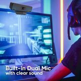 Hikvision - DS-U18 - Webcam - Zwart - 8 MP - 3840 x 2160 Pixel