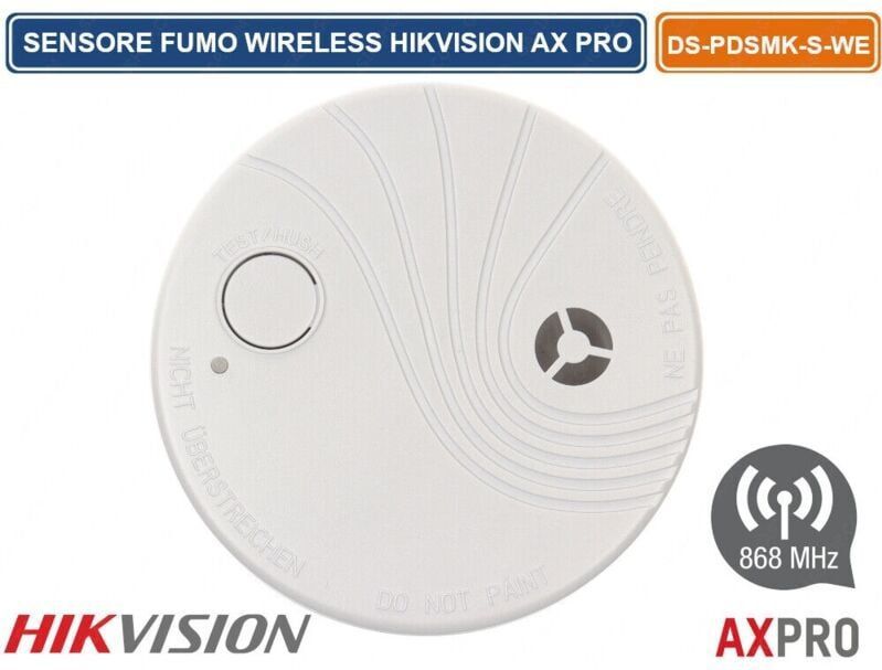 Fotoelektrischer rauchmelder 868MHZ Hikvision ax pro
