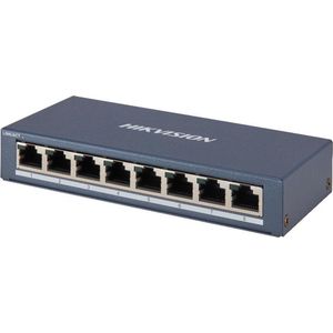 Hikvision DS-3E0508-E(B) (8 ports), Netwerkschakelaar, Grijs