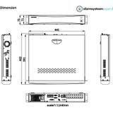 Hikvision DS-7732NXI-I4/16P/S Netwerk Video Recorder Acusense (NVR) 4 SATA, 4K Utra HD