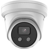Hikvision Digital Technology DS-2CD2346G2-ISU/SL 2.8mm 4MP witte Ultra Low Light turretcamera met microfoon en speaker