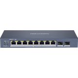 HIKVISION - DS-3E1510P-SI8 - Managed Switch - 8-Port Gigabit - 2 SFP Poorten