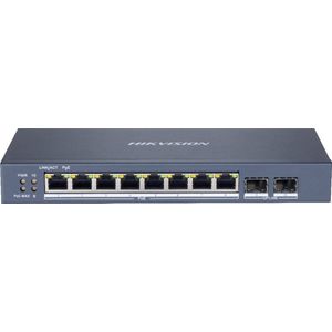 HIKVISION - DS-3E1510P-SI8 - Managed Switch - 8-Port Gigabit - 2 SFP Poorten