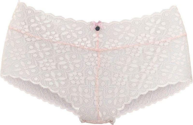 s.Oliver RED LABEL Beachwear High-waist-slip AMELIE - Rosé - Kant