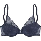 s.Oliver - BH - Navy - Full Cup - Push-up - Met Beugel - Effen