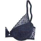 s.Oliver - BH - Navy - Full Cup - Push-up - Met Beugel - Effen