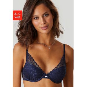 s.Oliver - BH - Navy - Full Cup - Push-up - Met Beugel - Effen