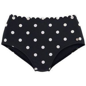 Look - Bikinibroekje - Zwart - Wit - Polyamide
