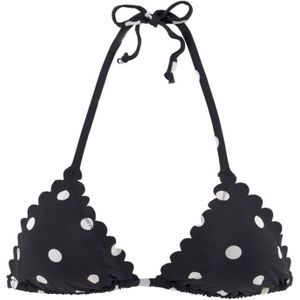 Look - Triangelbikini - Zwart - Wit - Polyamide