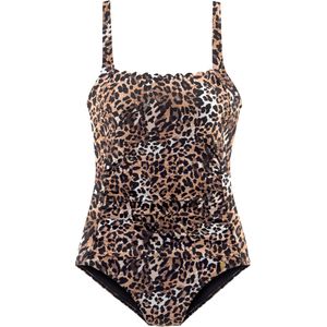 Dierenprint Badpak - Bruin - Zonder Beugels - Ingewerkte Softcups