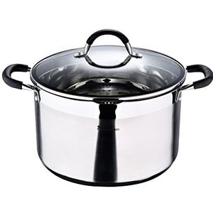 Masterpro - Grote kookpan met deksel - 28 cm - 9.5L - RVS