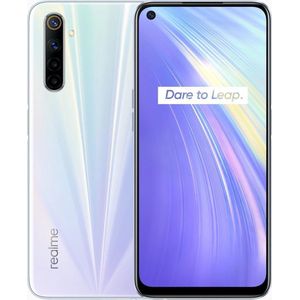 realme 6 (4GB) (64 GB, Komeetwit, 6.50", Dubbele SIM + SD, 4G), Smartphone, Wit