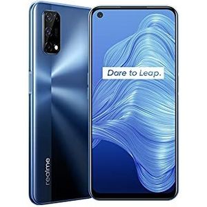 realme 7 5G (128 GB, Baltisch Blauw, 6.50", Hybride dubbele SIM, 5G), Smartphone, Blauw